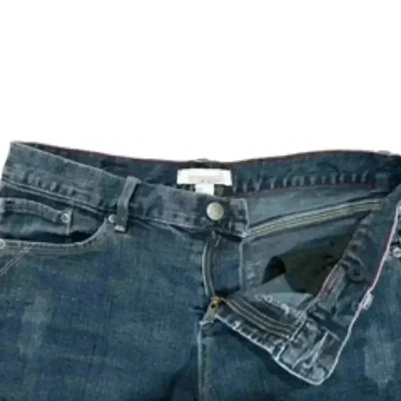 2.1 Denim Jean Shorts Medium Wash Rolled Cuff Women’s Sz 27 - Picture 3 of 11